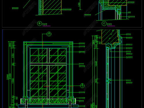 超全精品深化欧式门窗详图库设计平面图下载